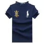 ralph lauren t-shirt with logo big pony 3 an crown r66247 blue